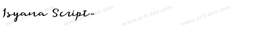 Isyana Script字体转换